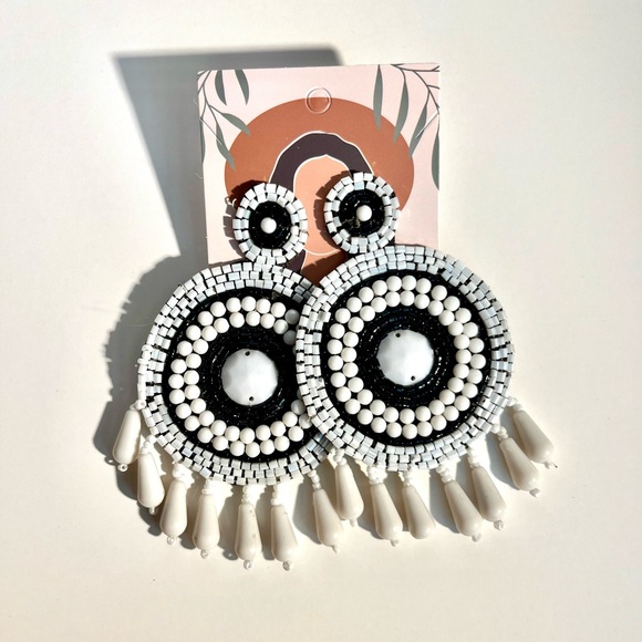 Handmade Evil Eye Earrings - Picture 1 of 1